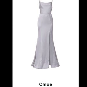 Amsale Chloe Bridesmaid Gown